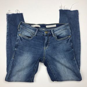 pilcro and the letterpress stet raw hem skinny